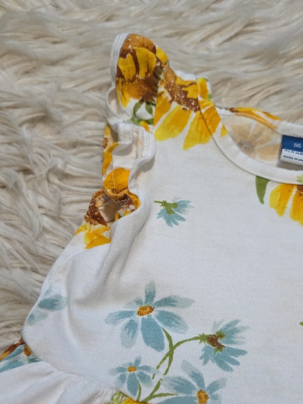 Old Navy Sunflower Dress- 5 Or XS
